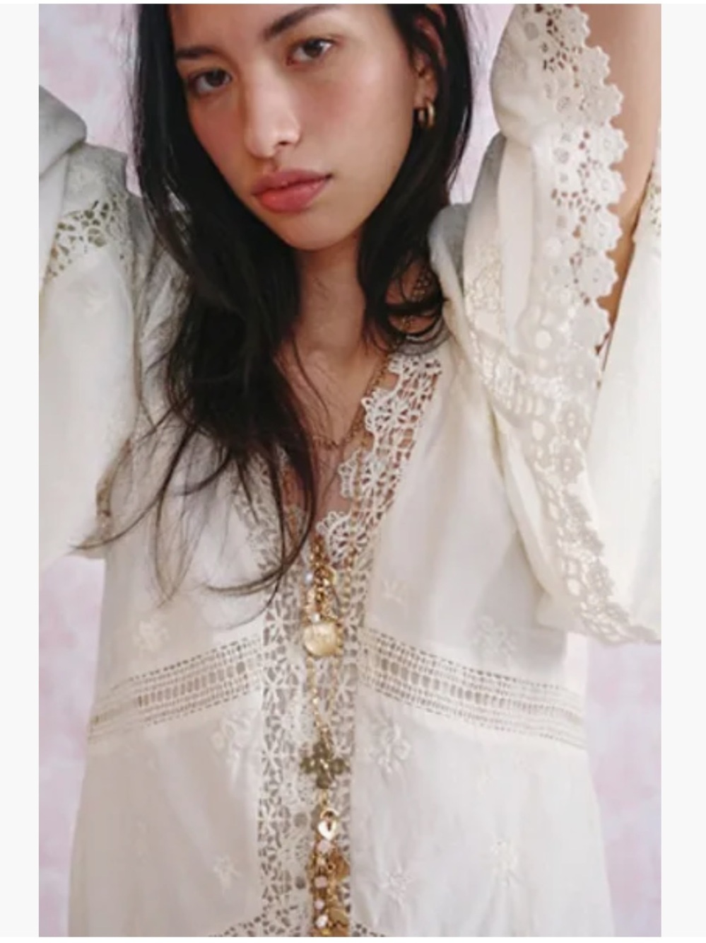 NWT FREE PEOPLE Wildflower Muse Mini Dress - Picture 3 of 4